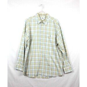 Lacoste Men’s Size 44 Long Sleeve Button Down Long Sleeve Multicolor Plaid Shirt